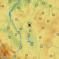 Nearby Forecast Locations - Planá nad Lužnicí - Carte
