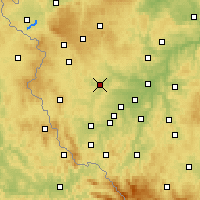 Nearby Forecast Locations - Stříbro - Carte