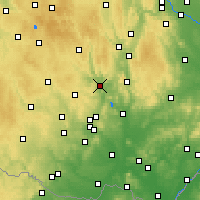 Nearby Forecast Locations - Tišnov - Carte