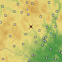 Nearby Forecast Locations - Velké Meziříčí - Carte