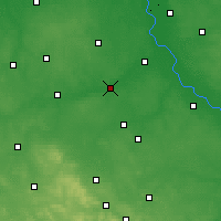 Nearby Forecast Locations - Białobrzegi - Carte
