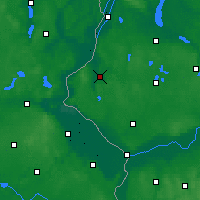 Nearby Forecast Locations - Chojna - Carte
