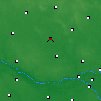 Nearby Forecast Locations - Glinojeck - Carte