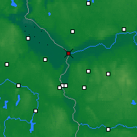 Nearby Forecast Locations - Kostrzyn nad Odrą - Carte
