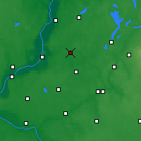 Nearby Forecast Locations - Łasin - Carte