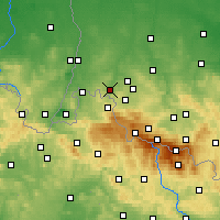 Nearby Forecast Locations - Leśna - Carte