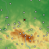 Nearby Forecast Locations - Lwówek Śląski - Carte