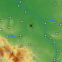Nearby Forecast Locations - Niemodlin - Carte