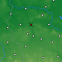 Nearby Forecast Locations - Nowogród Bobrzański - Carte