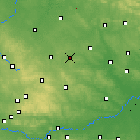 Nearby Forecast Locations - Sędziszów - Carte