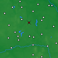 Nearby Forecast Locations - Strzelno - Carte