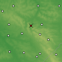 Nearby Forecast Locations - Szczebrzeszyn - Carte