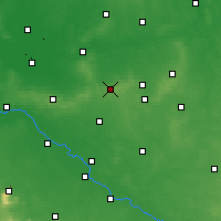 Nearby Forecast Locations - Twardogóra - Carte