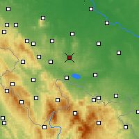 Nearby Forecast Locations - Ziębice - Carte