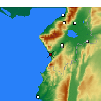 Nearby Forecast Locations - Samandağ - Carte