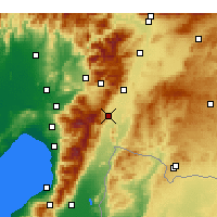 Nearby Forecast Locations - İslahiye - Carte