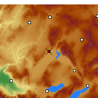 Nearby Forecast Locations - Çivril - Carte