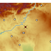 Nearby Forecast Locations - Hilvan - Carte