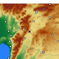 Nearby Forecast Locations - Nurdağı - Carte