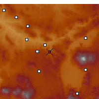 Nearby Forecast Locations - Ürgüp - Carte