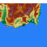 Nearby Forecast Locations - Demre - Carte