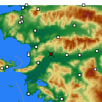 Nearby Forecast Locations - Germencik - Carte