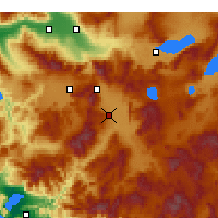 Nearby Forecast Locations - Acıpayam - Carte