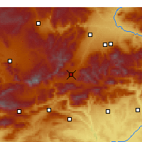 Nearby Forecast Locations - Doğanşehir - Carte