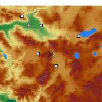 Nearby Forecast Locations - Serinhisar - Carte