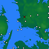 Nearby Forecast Locations - Slagelse - Carte