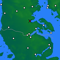 Nearby Forecast Locations - Åbenrå - Carte