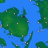 Nearby Forecast Locations - Kerteminde - Carte