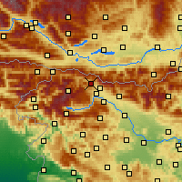 Nearby Forecast Locations - Jesenice - Carte