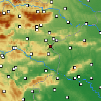 Nearby Forecast Locations - Podčetrtek - Carte