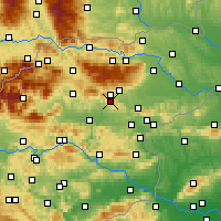 Nearby Forecast Locations - Slovenske Konjice - Carte