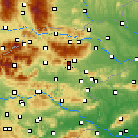 Nearby Forecast Locations - Zreče - Carte