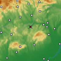 Nearby Forecast Locations - Ózd - Carte
