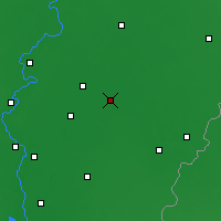 Nearby Forecast Locations - Gyomaendrőd - Carte