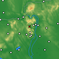 Nearby Forecast Locations - Pilisvörösvár - Carte
