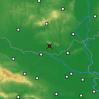 Nearby Forecast Locations - Siklós - Carte