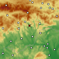 Nearby Forecast Locations - Jelšava - Carte