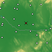 Nearby Forecast Locations - Kolárovo - Carte