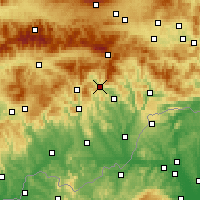 Nearby Forecast Locations - Revúca - Carte