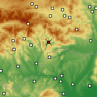Nearby Forecast Locations - Rožňava - Carte