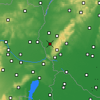 Nearby Forecast Locations - Stupava - Carte