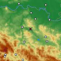 Nearby Forecast Locations - Gračanica - Carte