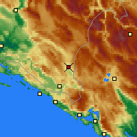 Nearby Forecast Locations - Bileća - Carte