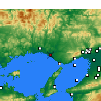 Nearby Forecast Locations - Kakogawa - Carte