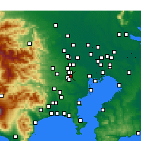 Nearby Forecast Locations - Mitaka - Carte
