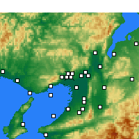 Nearby Forecast Locations - Ikeda - Carte